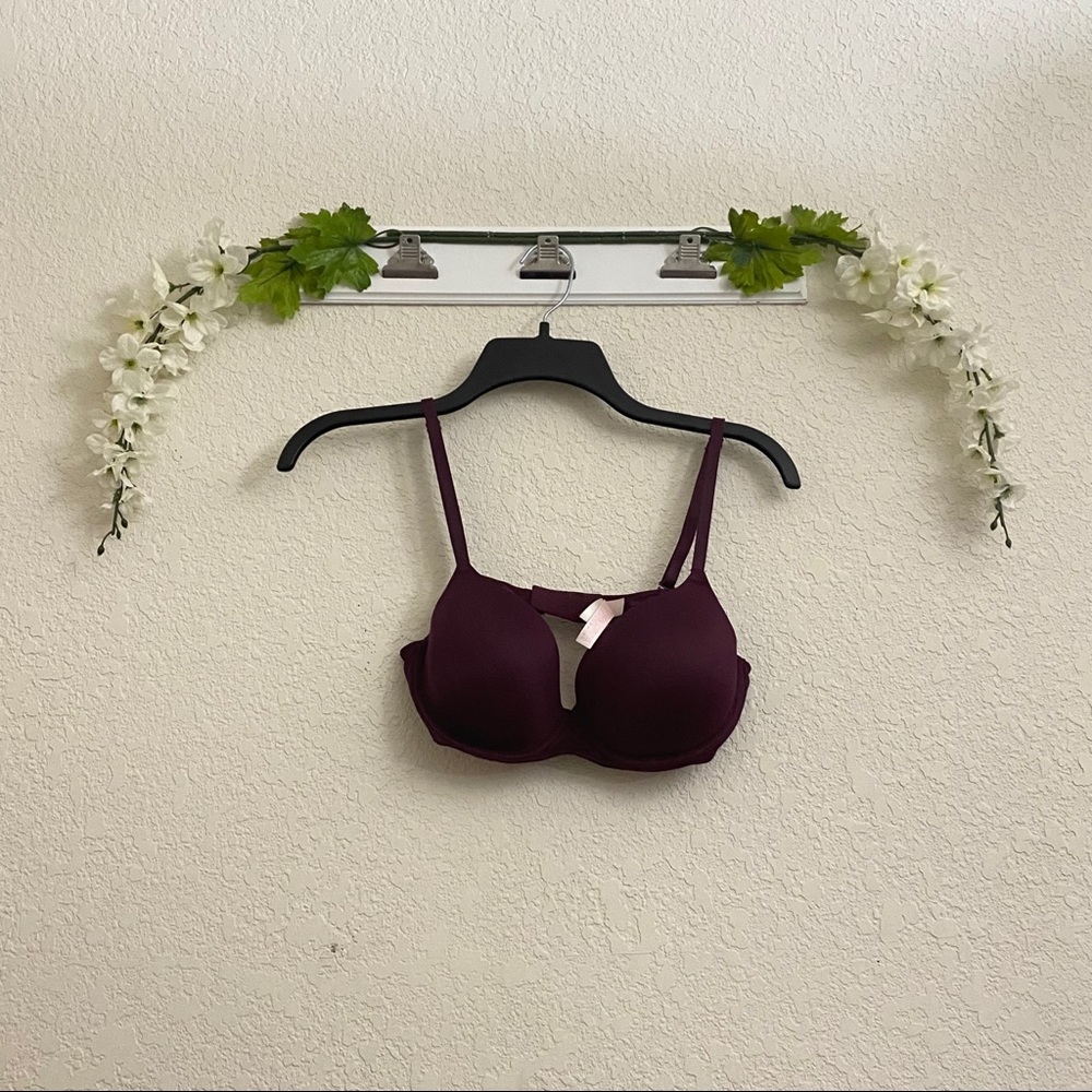 Victoria’s Secret PINK sz:34C Maroon Padded Bra
